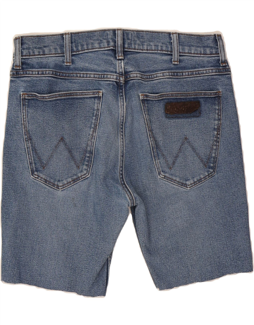 WRANGLER Mens Denim Shorts W32 Medium  Blue Vintage Wrangler and Second-Hand Wrangler from Messina Hembry 