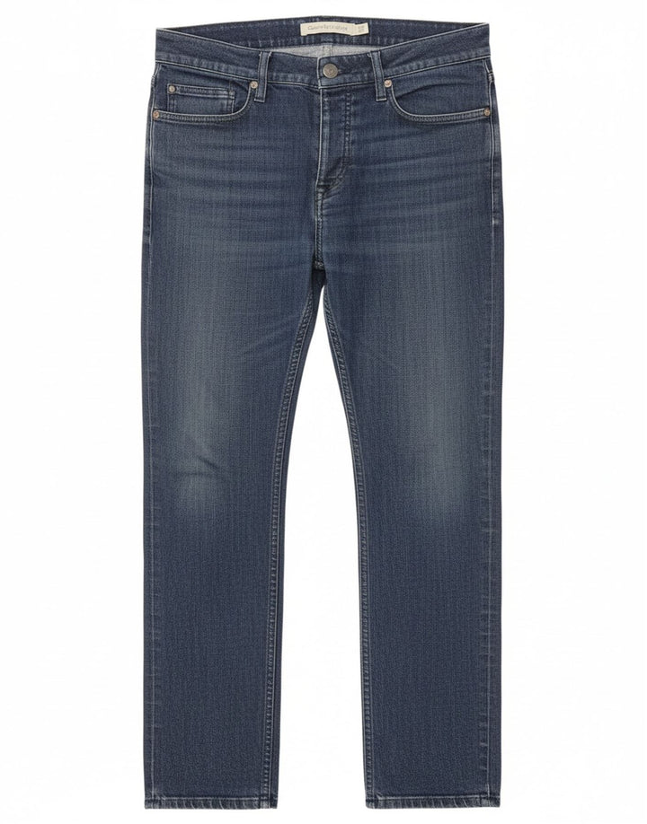 Calça jeans feminina CALVIN KLEIN W32 L28 azul algodão