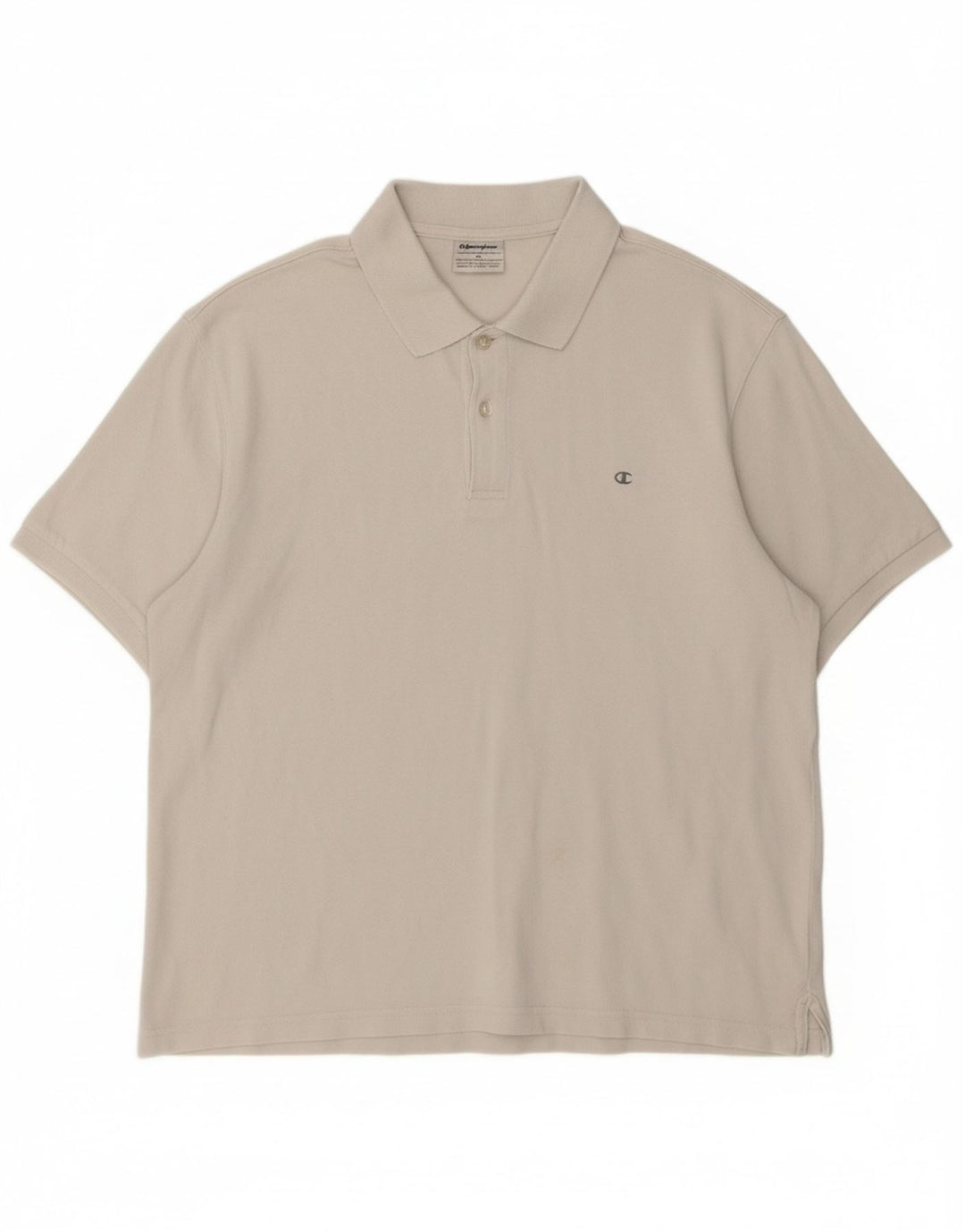 Camisa polo masculina CHAMPION grande branca