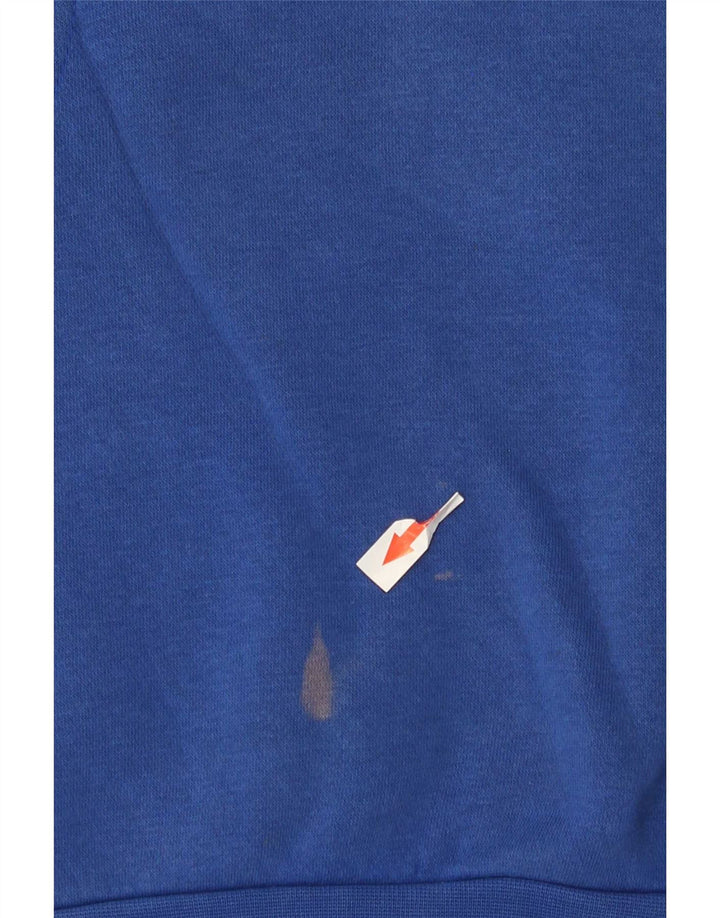 Adidas Mens Graphic Hoodie Jumper Médio Azul