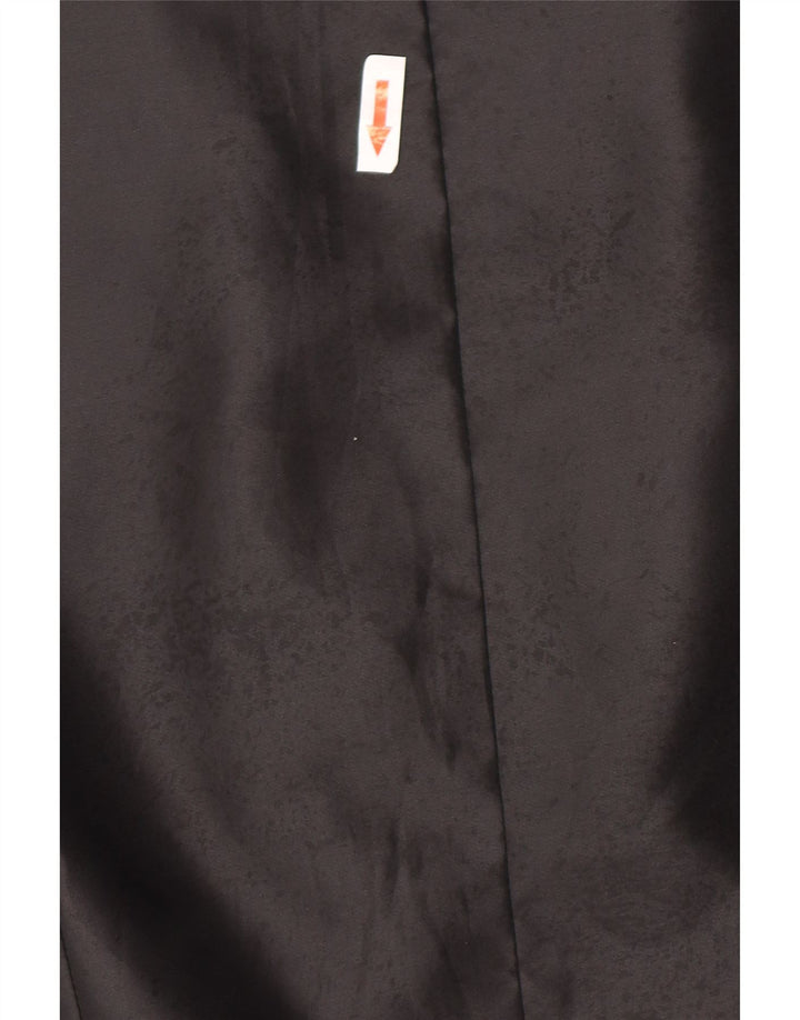 Colete masculino C&A EU 52/54 grande poliéster geométrico preto