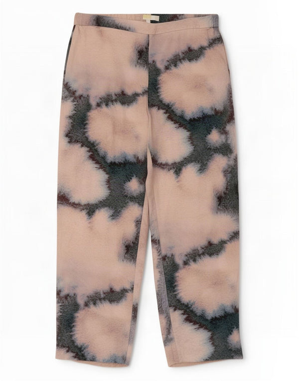 Cos Womens Loose Fit Trousers Large W34 L29 Multicoloured Tie Dye Lyocell