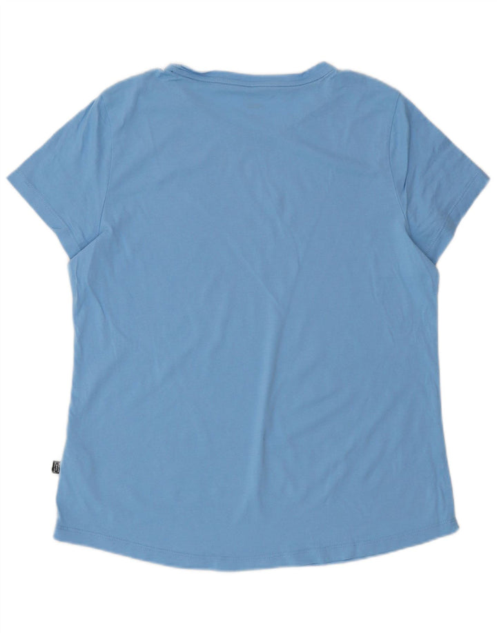 Camiseta feminina PUMA UK 16 grande algodão azul