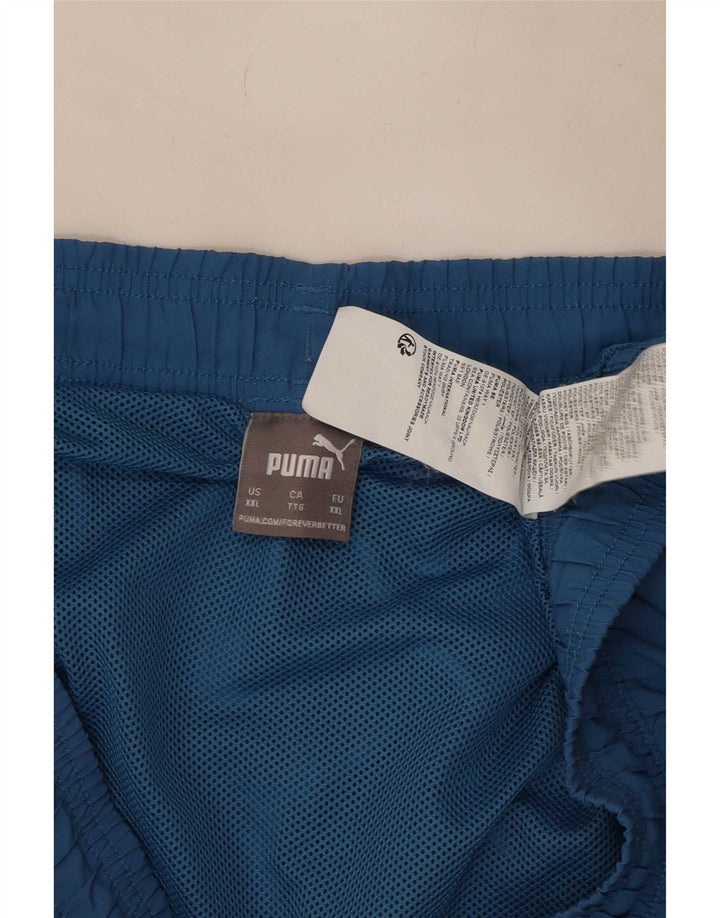 Shorts de natação masculino Puma 2XL azul poliéster