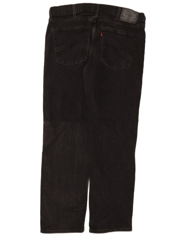Calça Jeans Levis Masculina 559 Relaxed Fit Straight W38 L32 Algodão Preto
