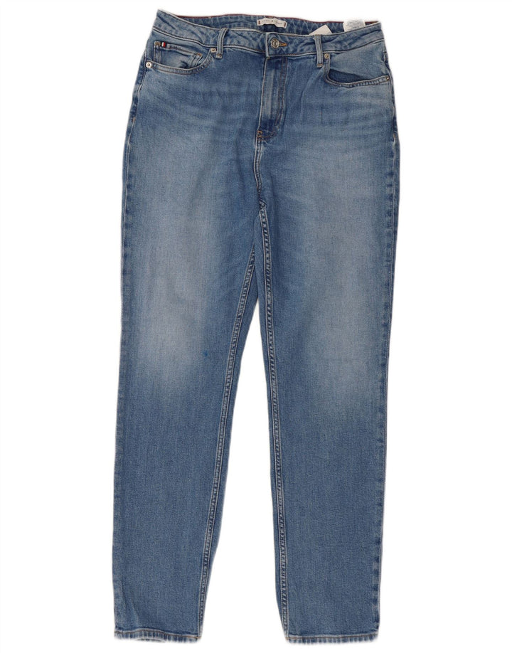 Tommy Hilfiger Masculino Slim Jeans W31 L30 Azul Algodão