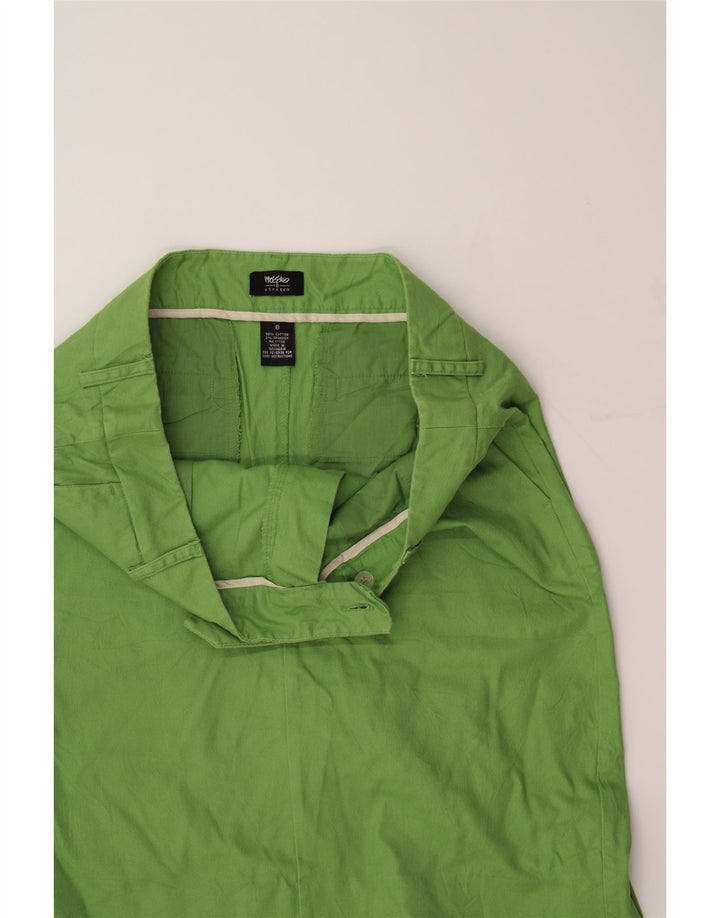 MOSSIMO Womens Stretch Straight Skirt US 8 Medium W34  Green Cotton Vintage Mossimo and Second-Hand Mossimo from Messina Hembry 
