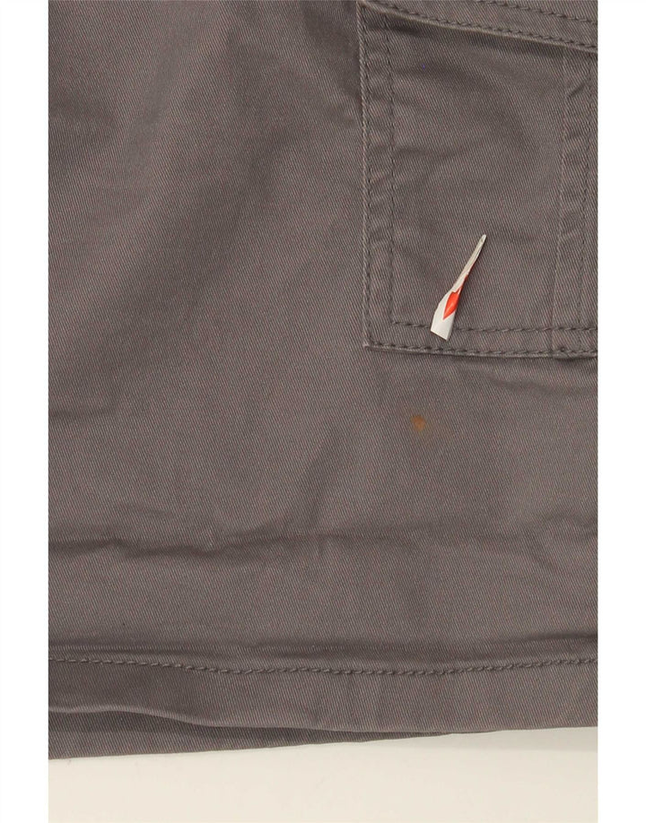 Shorts cargo feminino Bench UK 12 médio W30 algodão cinza