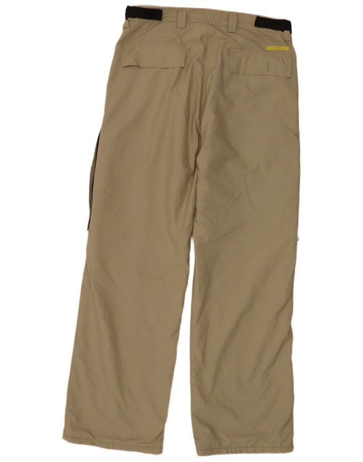 Calça cargo reta masculina Weipper IT 48 médio W33 L30 poliéster bege