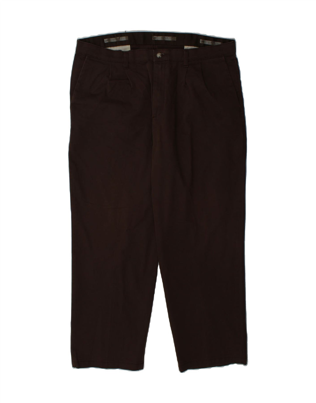 LEE Mens Custom Fit Pegged Chino Trousers W38 L29 Brown Cotton Vintage Lee and Second-Hand Lee from Messina Hembry 
