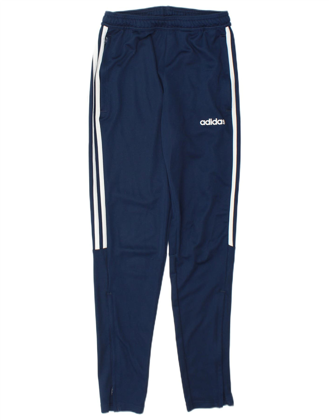Calças de treino ADIDAS masculinas Aeroready XS azul marinho poliéster