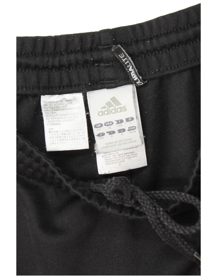 Calça de treino masculina ADIDAS Climalite grande poliéster preto