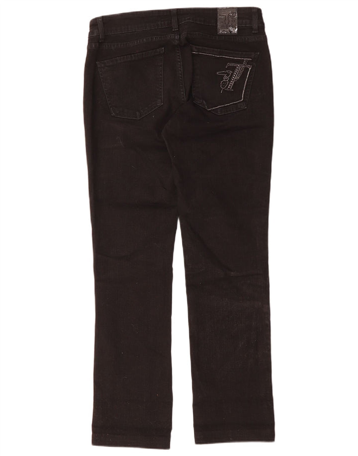 Trussardi Jeans Slim Feminino W28 L28 Algodão Preto