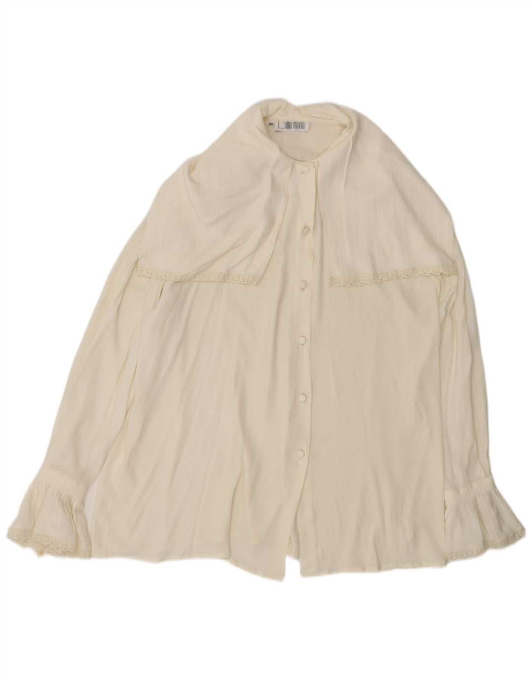 Blusa feminina oversized L'altra Moda IT 44 médio off white acetato