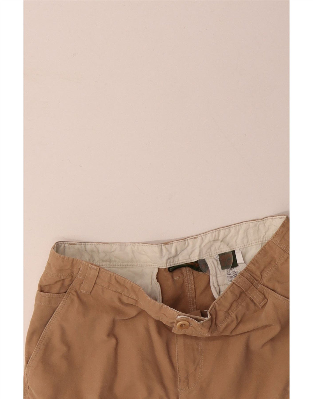 Shorts cargo masculino TIMBERLAND W32 algodão bege médio