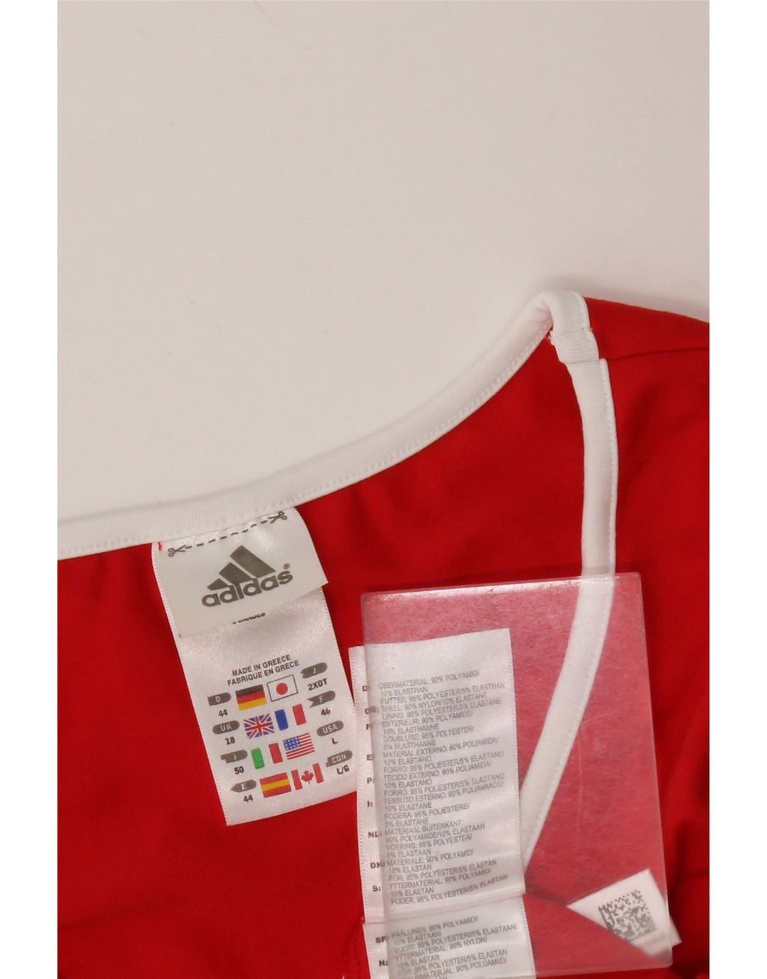 Colete Adidas Feminino UK 18 XL Vermelho Nylon