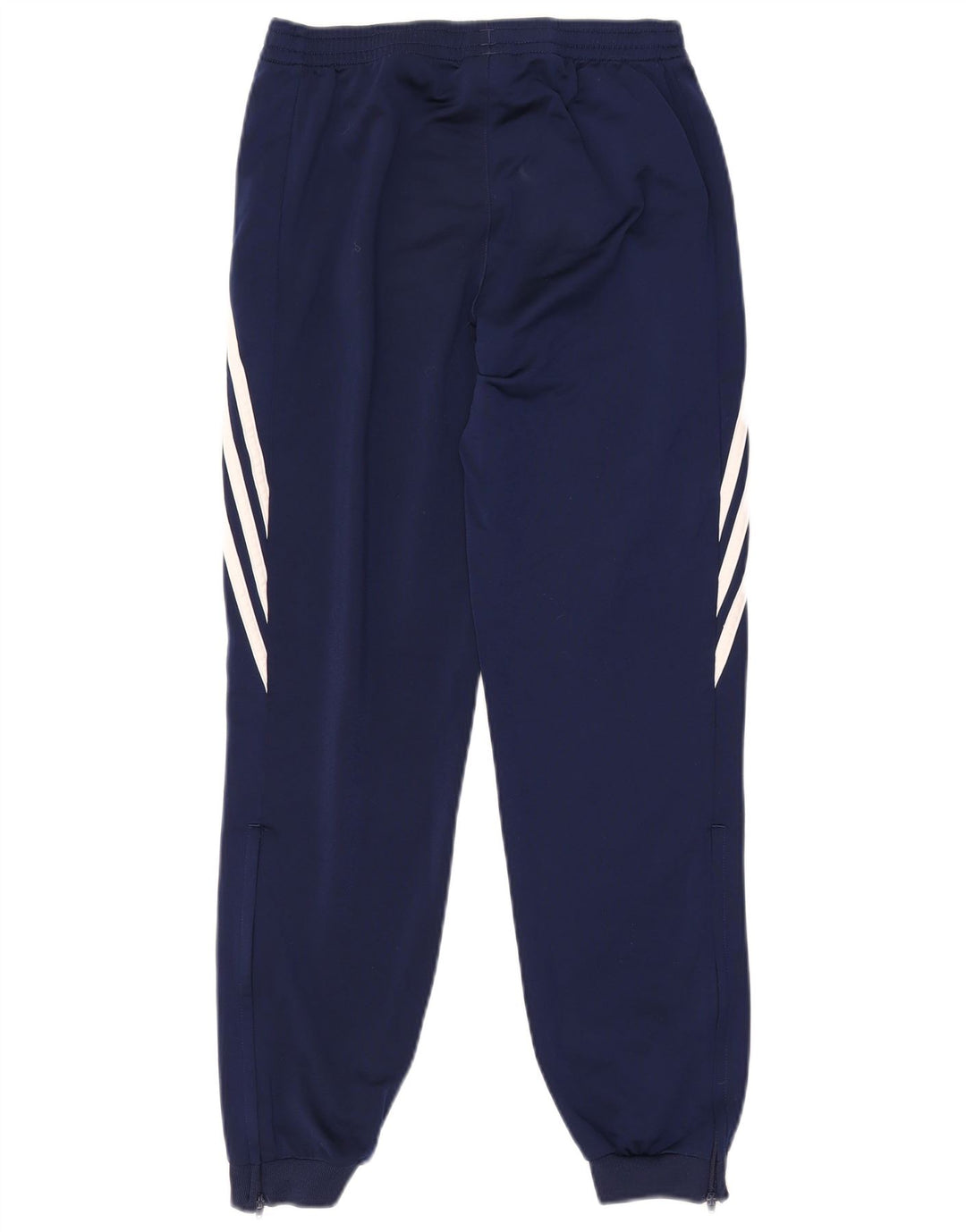 Adidas meninos calças de treino joggers 13-14 anos XL azul marinho poliéster