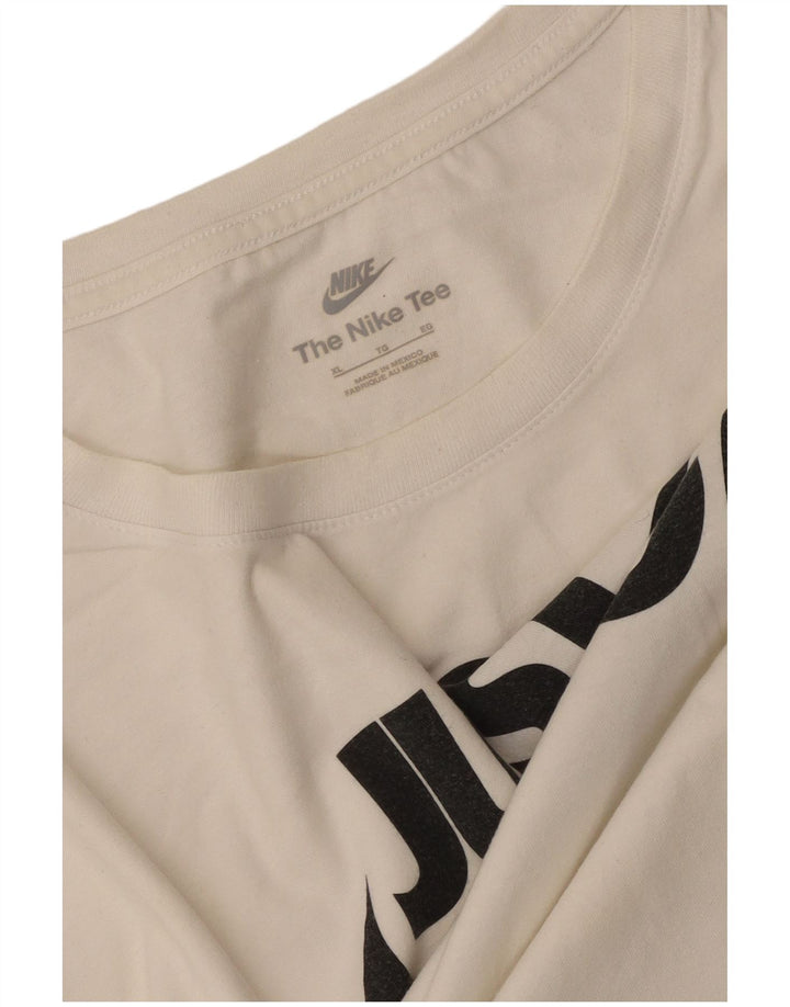 Camiseta Nike masculina gráfica Top XL branca