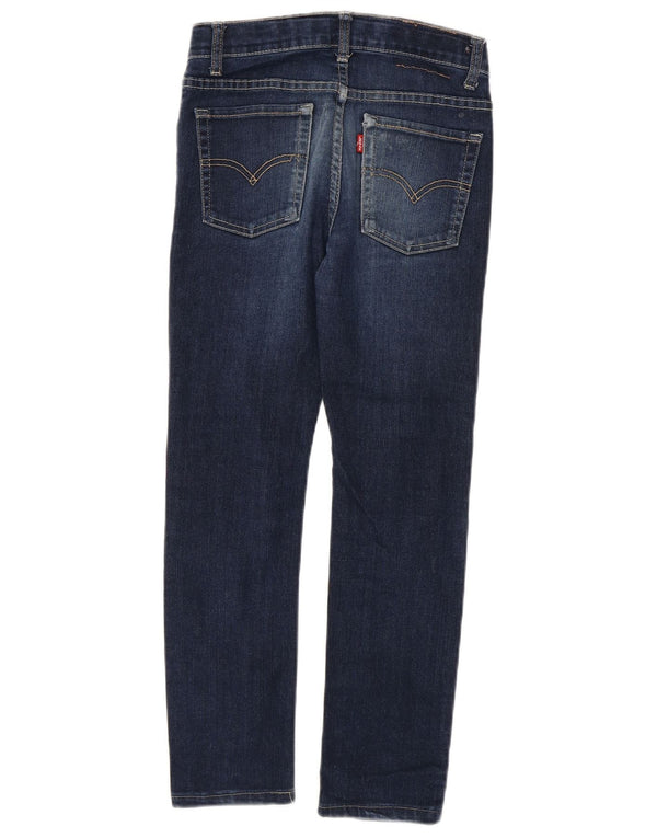 Levi's Boys 510 Skinny Jeans 9-10 Anos W26 L24 Azul Marinho Algodão