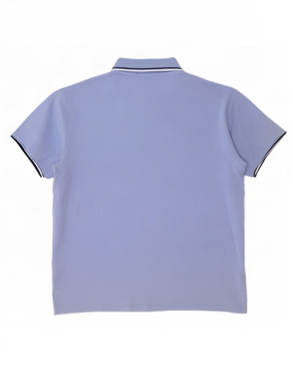 Camisa polo masculina Champion 2XL listrada azul
