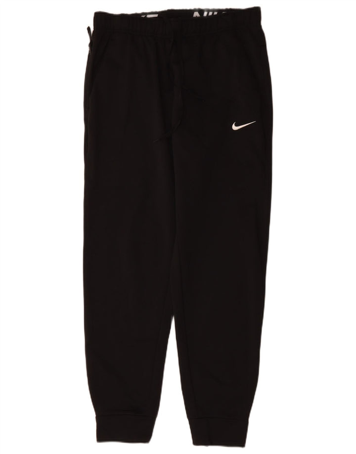 Calça esportiva masculina Nike Therma-Fit de poliéster médio preto