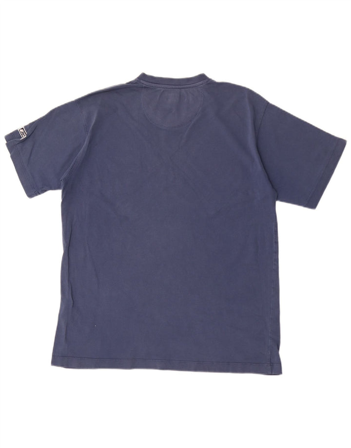Camiseta masculina Reebok Top pequeno algodão azul marinho