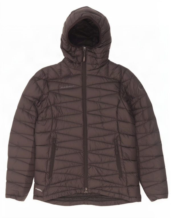 Jaqueta acolchoada com capuz feminina Mammut UK 16 grande preta
