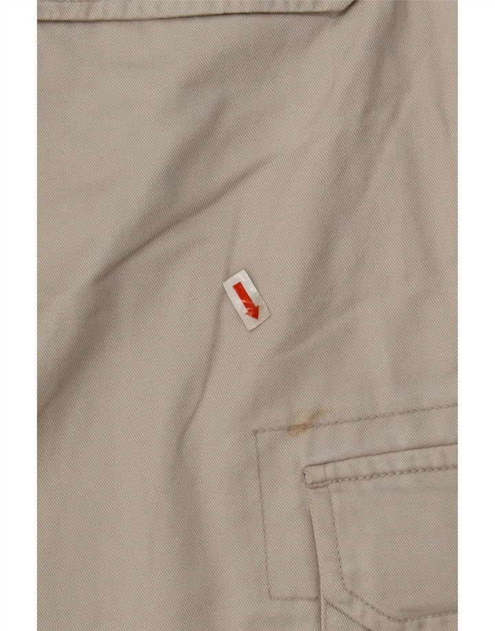 KENVELO Mens Straight Cargo Trousers W32 L32 Off White Cotton Vintage Kenvelo and Second-Hand Kenvelo from Messina Hembry 
