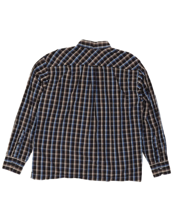 Camisa masculina Ben Sherman 2XL algodão xadrez preto