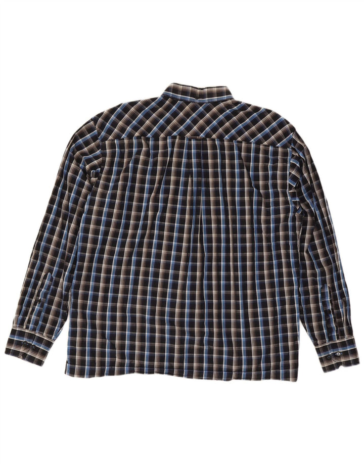 Camisa masculina Ben Sherman 2XL algodão xadrez preto