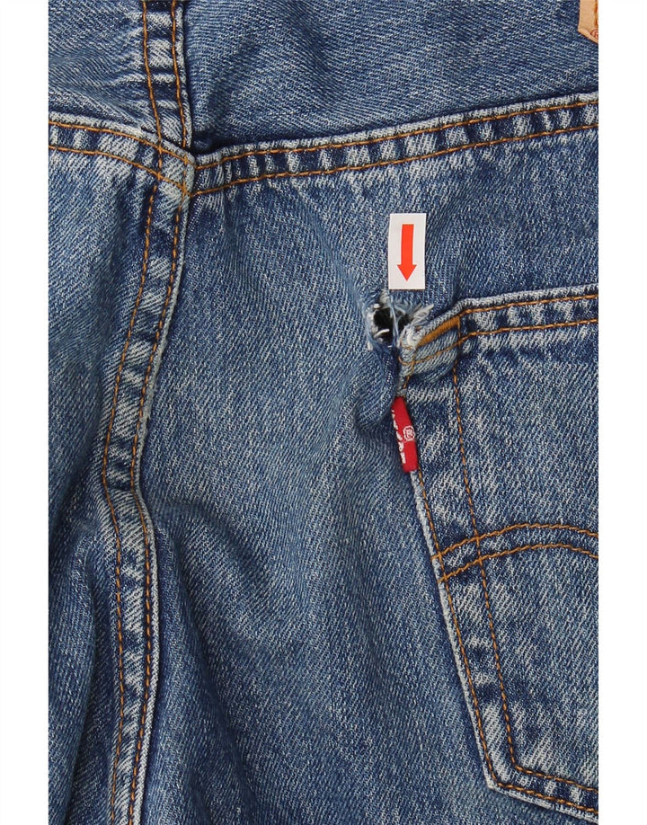 Calça jeans masculina Levi's 501 Straight W36 L28 azul algodão