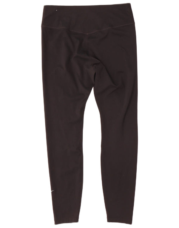 Leggings Nike Dri Fit Feminina UK 16 Grande Poliéster Preto