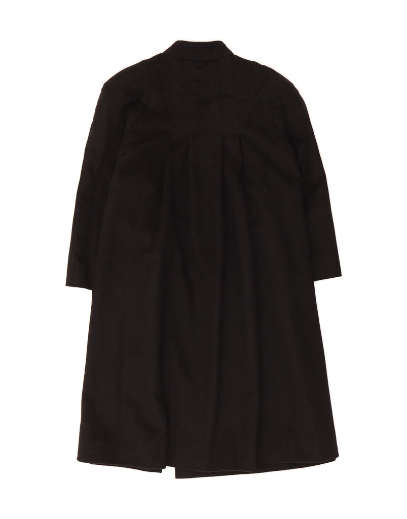 ERMENEGILDO ZEGNA Womens Overcoat UK 22 3XL Black Vintage Ermenegildo Zegna and Second-Hand Ermenegildo Zegna from Messina Hembry 