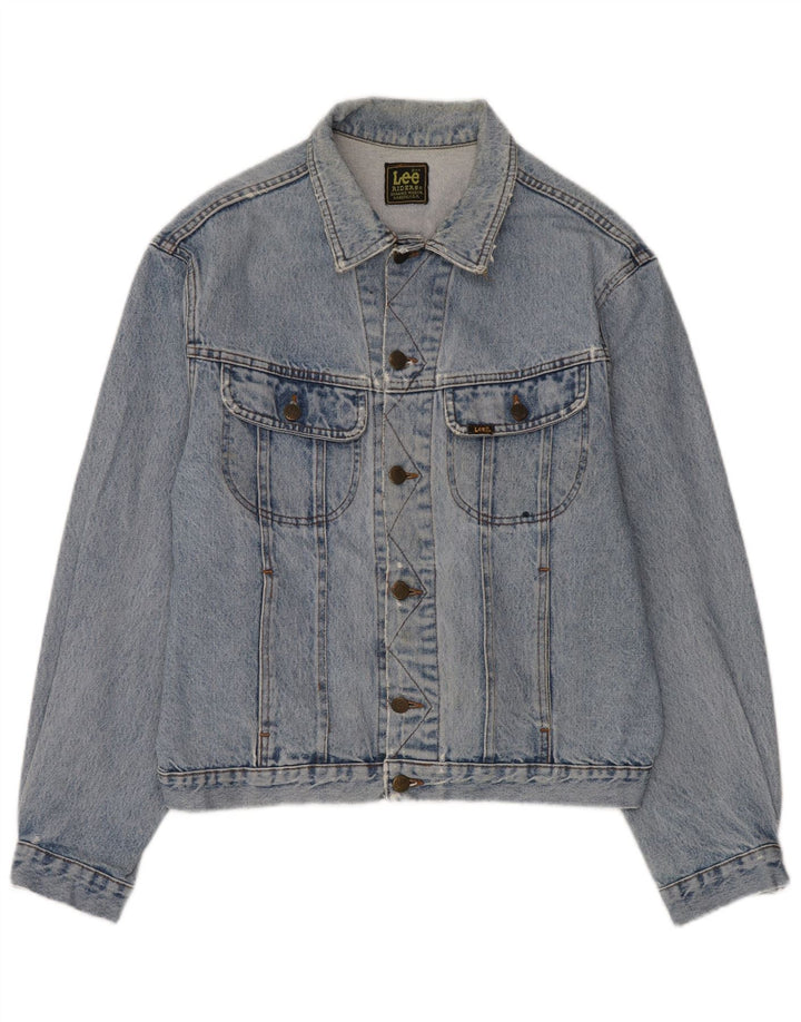 Jaqueta jeans masculina Lee Riders UK 40 grande azul