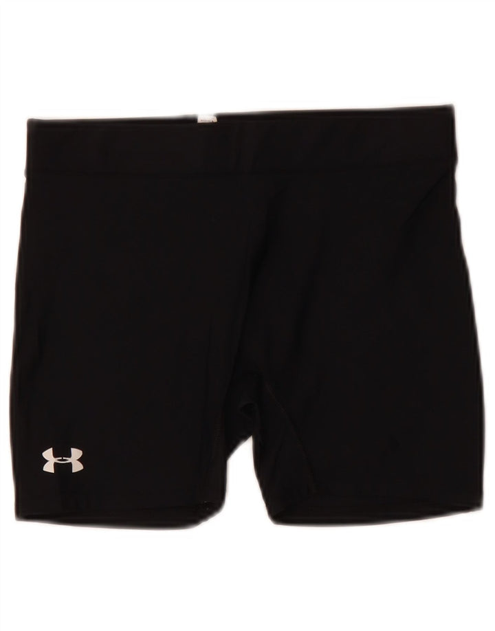 Shorts esportivos femininos Under Armour UK 12 médio preto nylon
