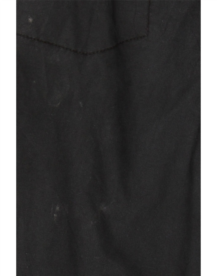 Shorts cargo feminino DKNY EUA 8 médio W30 preto