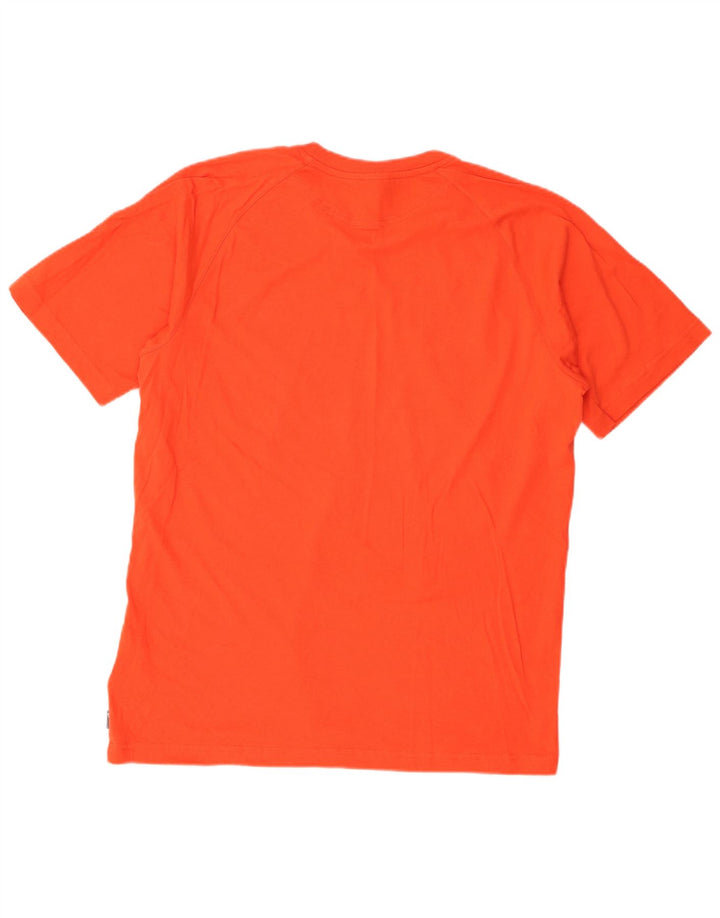 Camiseta masculina Adidas grande algodão laranja