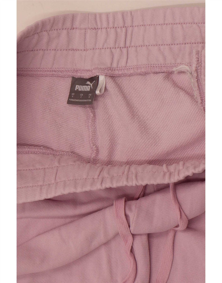 Shorts esportivos femininos Puma UK 10 pequeno rosa