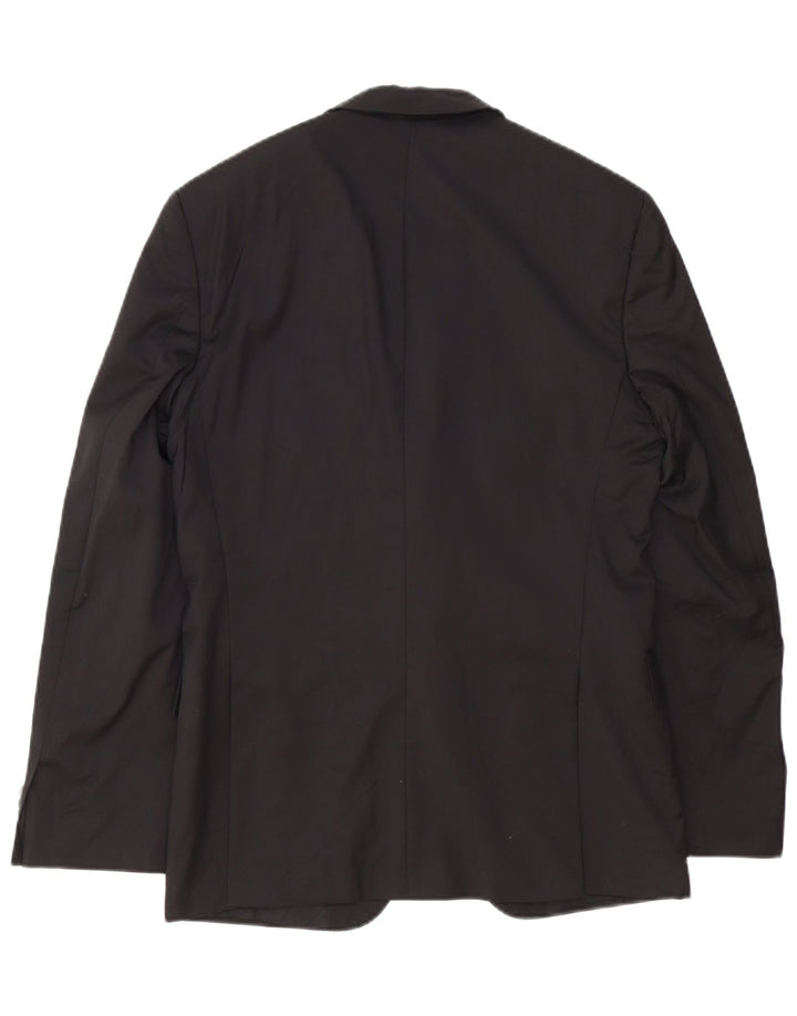 Jaqueta blazer masculina de 2 botões HUGO BOSS Reino Unido 38 médio preto