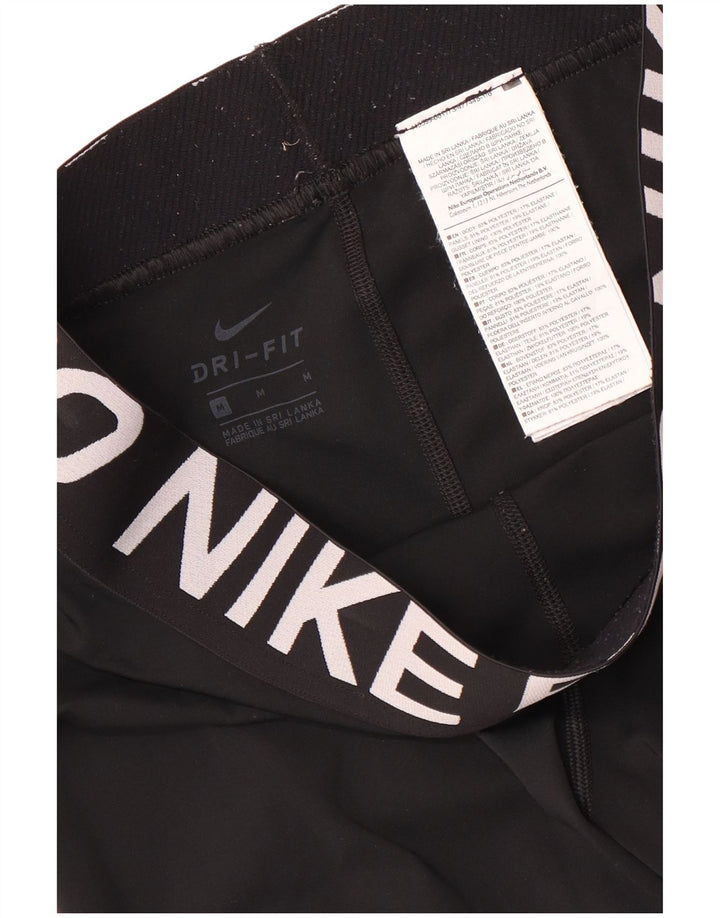 Leggings Nike Dri Fit Graphic Capri UK 12 Médio Preto Poliéster