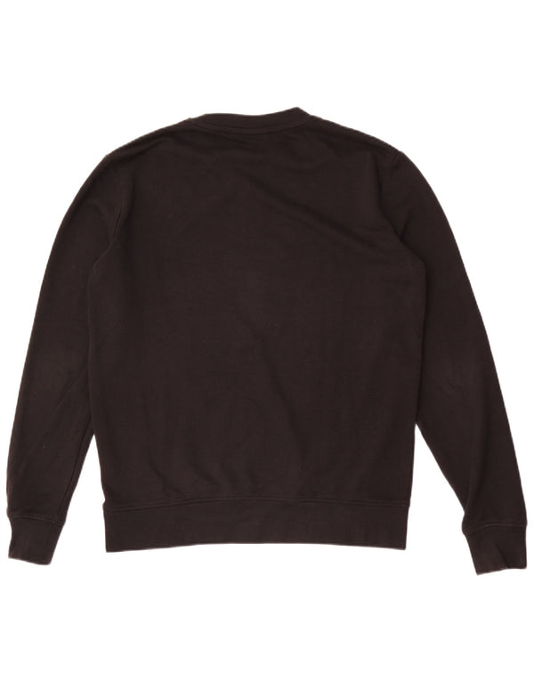 Ellesse moletom masculino gráfico jumper pequeno algodão preto