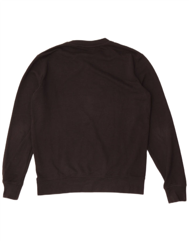 Ellesse moletom masculino gráfico jumper pequeno algodão preto
