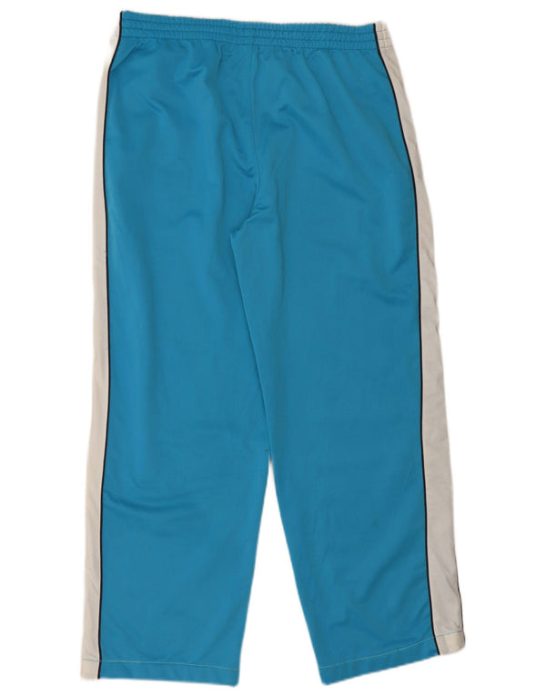 Calça de treino masculina Kappa grande azul colorblock poliéster