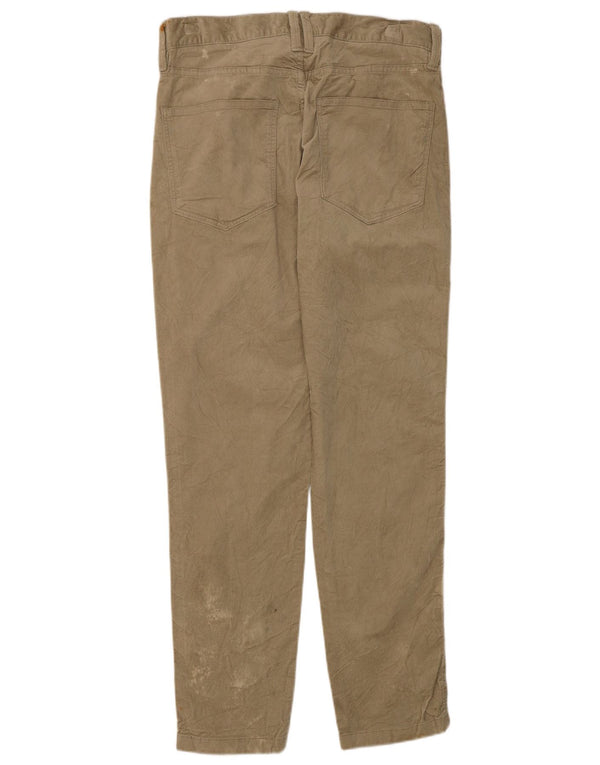 Calça feminina casual Marks & Spencer slim fit W30 L29 algodão bege