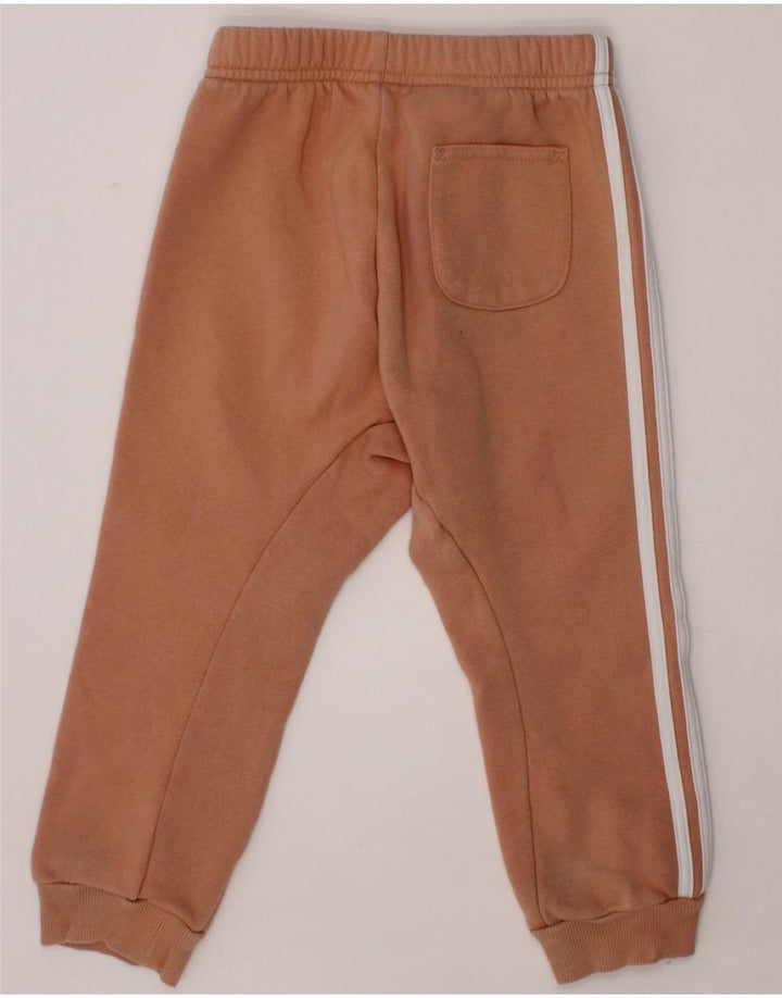 ADIDAS Girls Tracksuit Trousers Joggers 2-3 Years  Beige Vintage Adidas and Second-Hand Adidas from Messina Hembry 