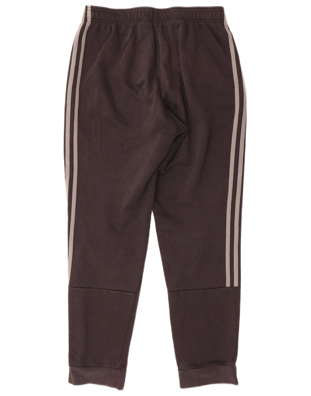 ADIDAS Womens Tracksuit Calças Joggers UK 12 Médio Algodão Preto