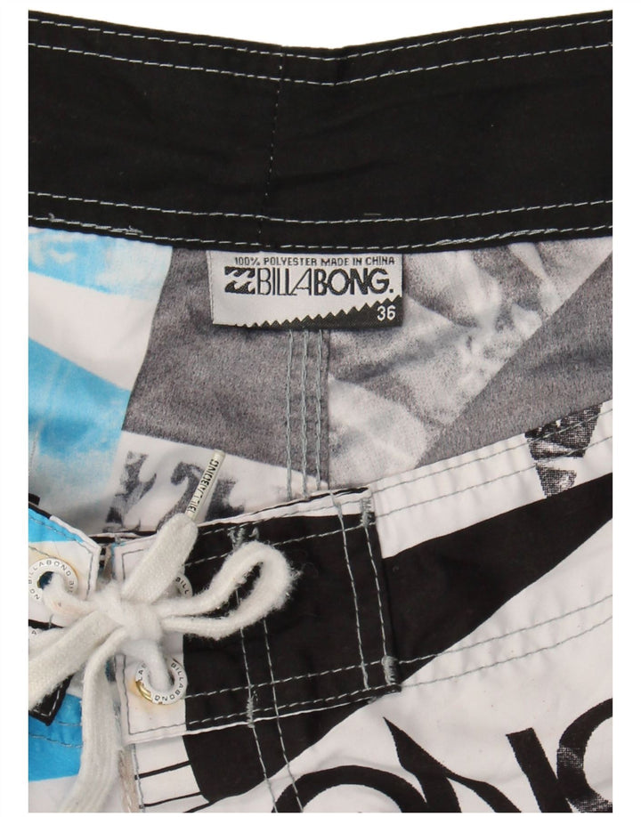Billabong Mens Graphic Natação Shorts Grande Multicolorido Geométrico