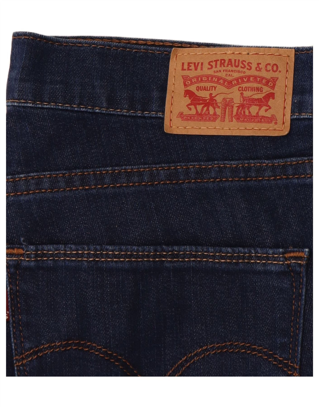 Jeans slim feminino LEVI'S W31 L31 azul