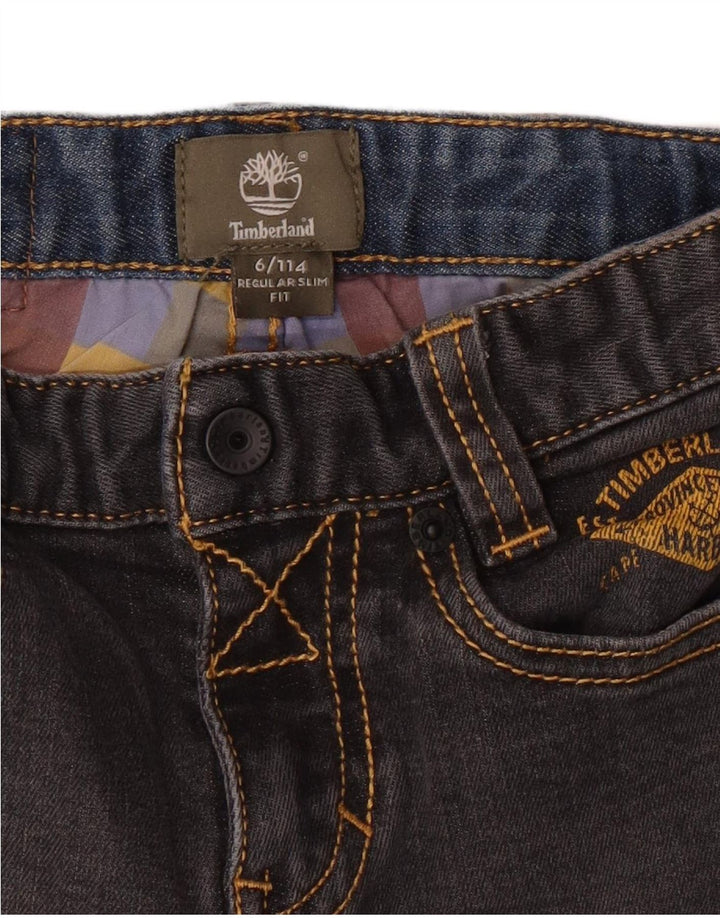 Jeans TIMBERLAND Meninas Regular Slim 5-6 Anos W20 L20 Cinzento