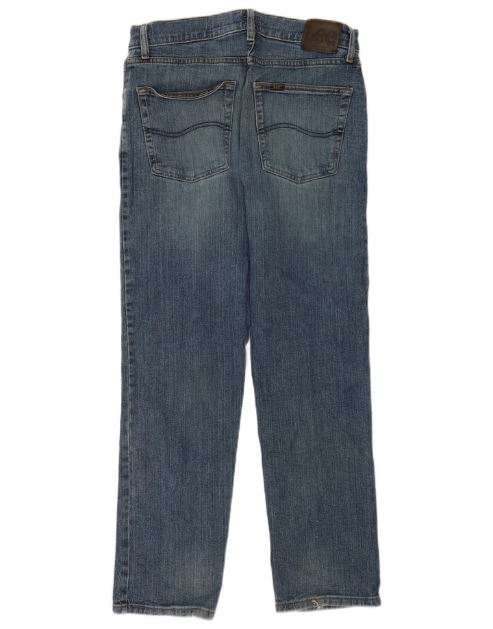 Lee Mens Distressed Regular Fit Jeans retos W32 L30 algodão azul
